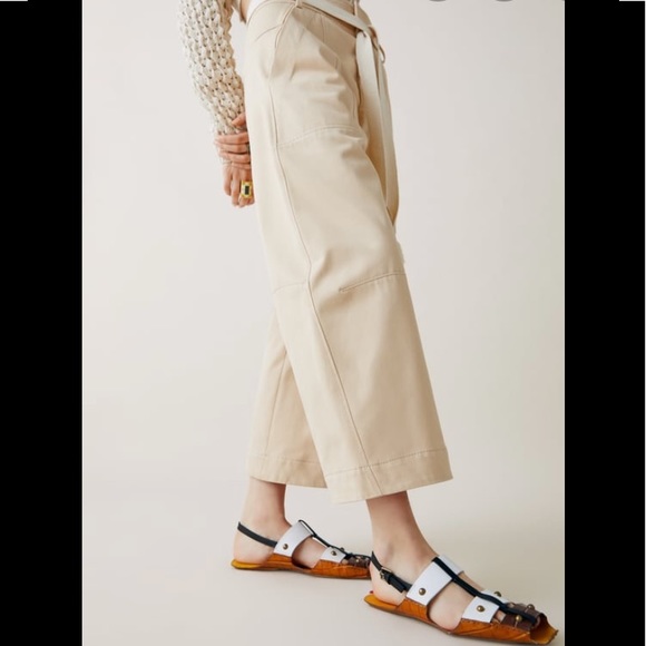 Zara Pants & Jumpsuits Zara Limited Edition Studio Belted Horseshoe